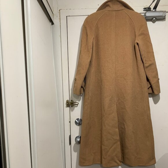 VINTAGE JAEGER WOOL & CAMELHAIR TRENCH COATS SIZE S - Picture 5 of 13